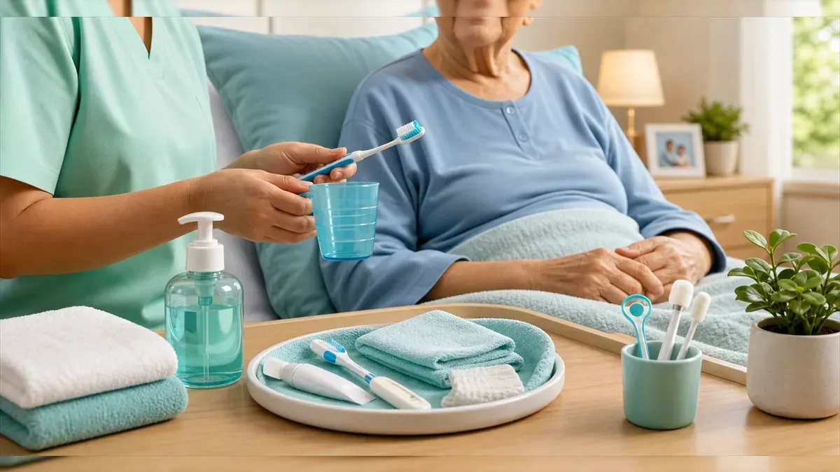 Higiene oral em idosos com disfagia