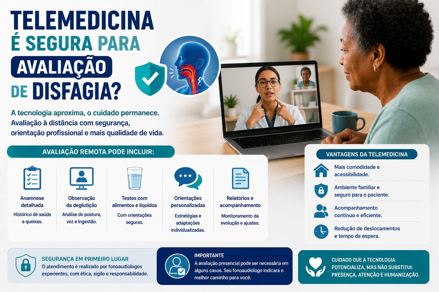 Is telehealth safe for dysphagia assessment?